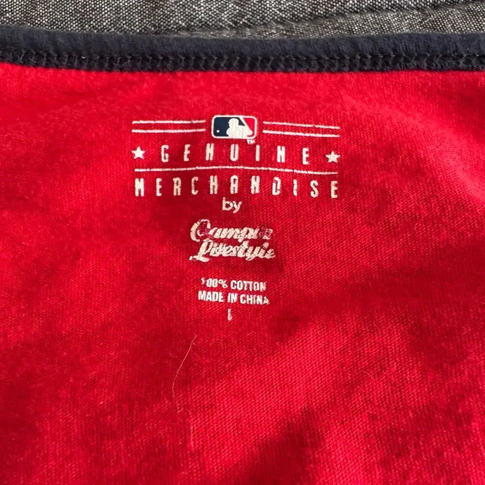 Campus Lifestyle MLB St Louis Cardinals Red Crewneck Women's T-Shirt Size L - Picture 3 of 8